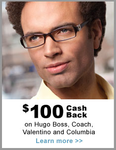 $100 Cash Back on Hugo Boss, Coach, Vlentino and Columbia